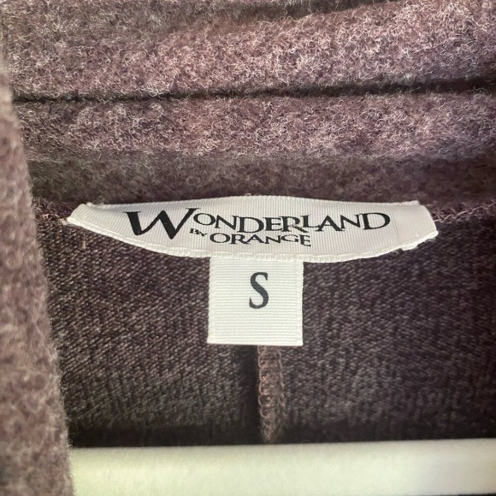 Wonderland Orange Cowl Neck Long Sleeve Fleece Dress Raisin Color Size Small - Picture 6 of 9